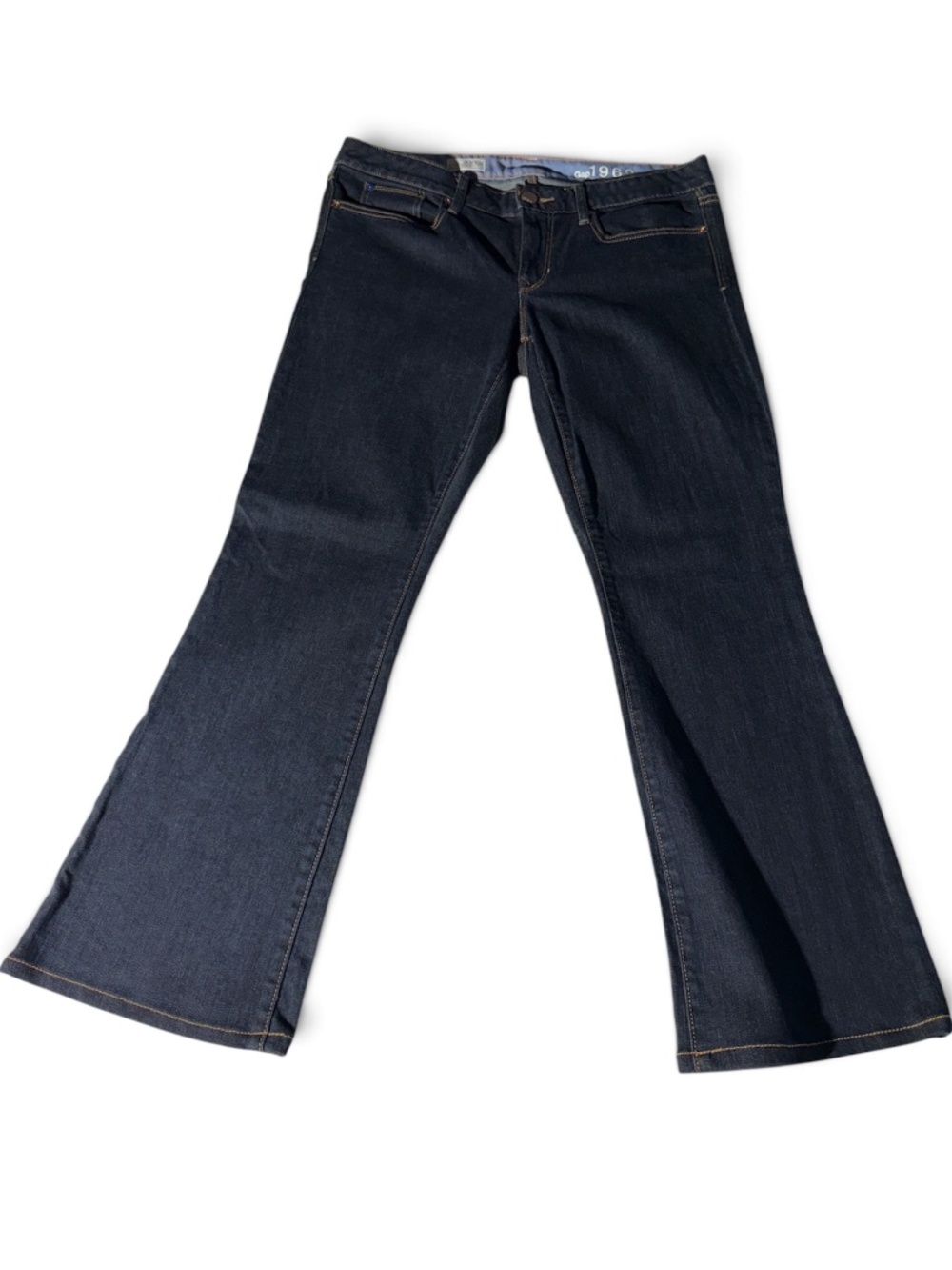 GAP 1969 Curvy Bootcut Jeans Dark Wash Stretch Denim Women's 30/10A